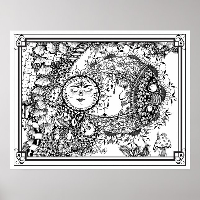 Farbposter "MrsDee's Moondance" Poster (Vorne)