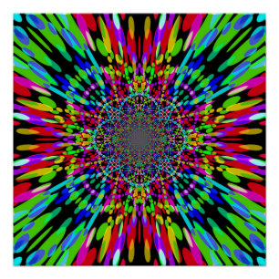 Farbpunkte 3 Poster