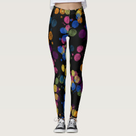 Farbpunkte-Leggings Leggings