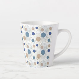 Farbpunkte von Sand und Blue Beach Milchtasse