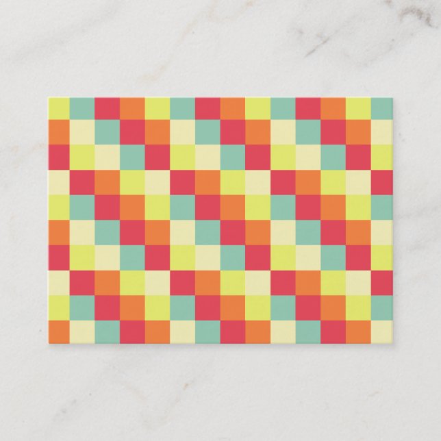 Farbquadrate 010 visitenkarte (Vorderseite)