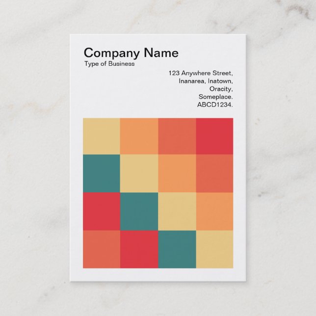 Farbquadrate - 017 visitenkarte (Vorderseite)