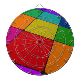Farbquadrate Dartscheibe