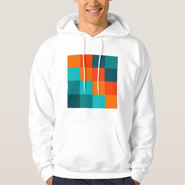 Farbquadrate Hoodie (Vorderseite)