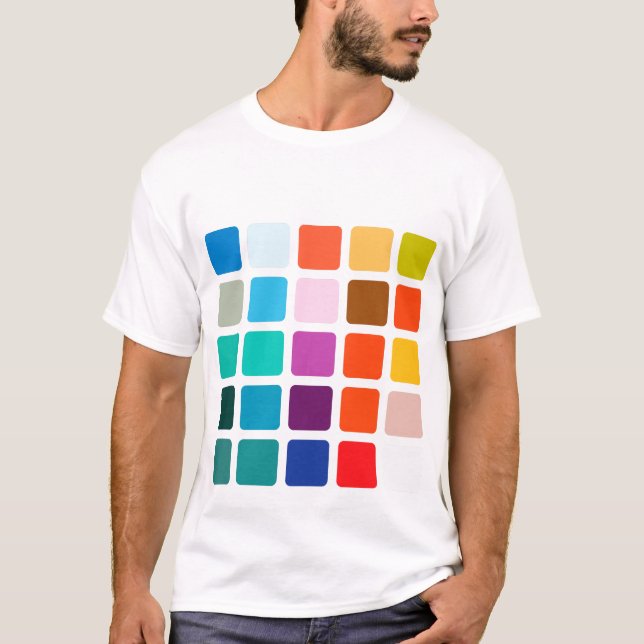 Farbquadrate T-Shirt (Vorderseite)
