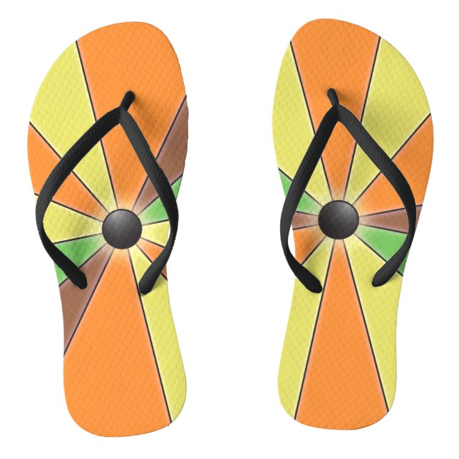 Farbrad Flip Flops (Fußbett)
