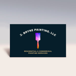 Farbrad für Maler Pinsel Visitenkarte