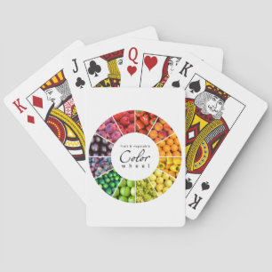 Farbrad für Obst und Gemüse (12 Farben) Spielkarten