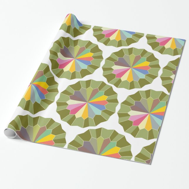 Farbrad Geschenkpapier (Ungerollt)