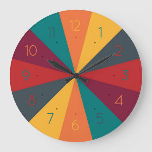 Farbrad Kreative Fun Wall Clock Große Wanduhr