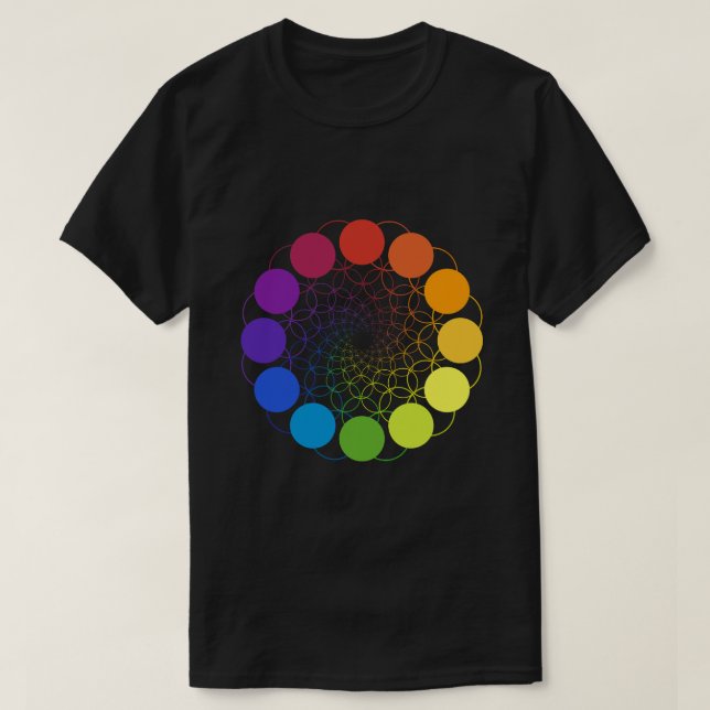 Farbrad Palette Art Painting for Painter Artis T-Shirt (Design vorne)