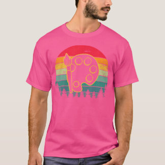 Farbrad Palette Zeichnend Künstlerskizzen Kinder T-Shirt