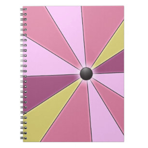 Farbrad pink notizblock