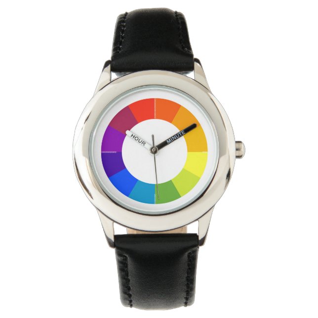 Farbradüberwachung (Multicolor) Armbanduhr (Vorderseite)