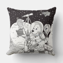 Farbraum mit einem Astronauten-Welpe