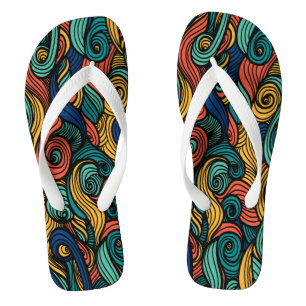 Farbrauschen - Dynamik für Ihre Zuhause Flip Flops