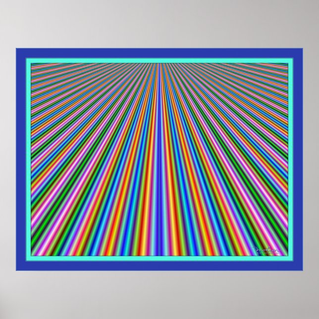 Farbrauschen Poster (Vorne)