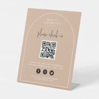 Farbrosa Karo Covid oder Payment QR Code