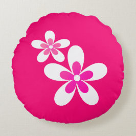 Farbrosa, Rose, Rundes Kissen