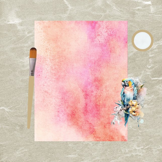 Farbrosa und orangefarbenes Scrapbook (Von Creator hochgeladen)