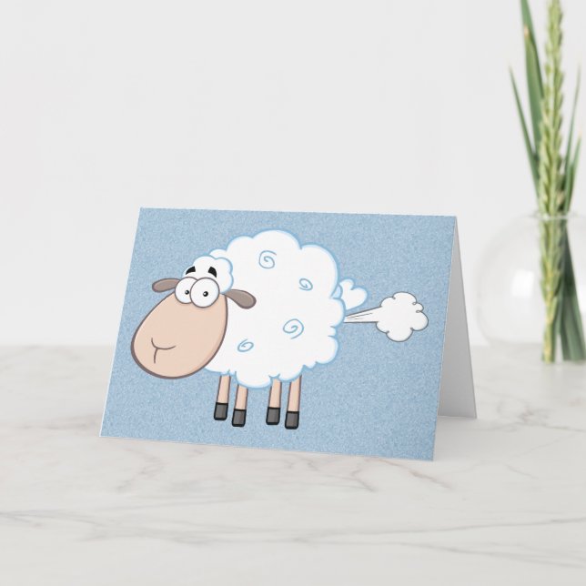 FARBSCHAFT CARTOON GEBURTSTAG GREETING CARD KARTE (Vorderseite)