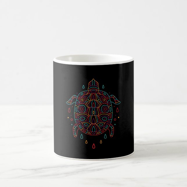 Farbschildkröte Kaffeetasse (Mittel)