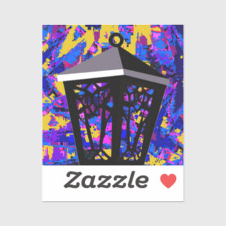 Farbschlauch Owl Lantern Sticker