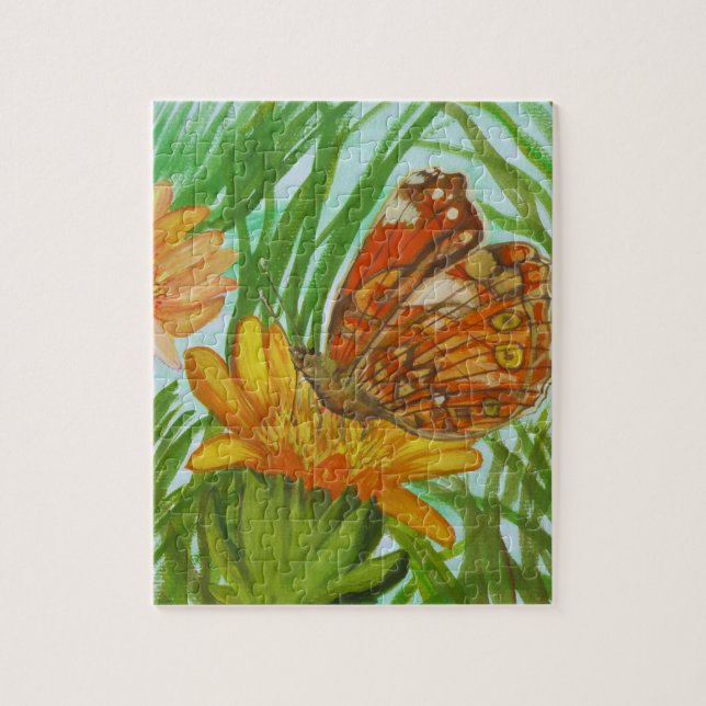 Farbschmetterling im Garten (Vertikal)