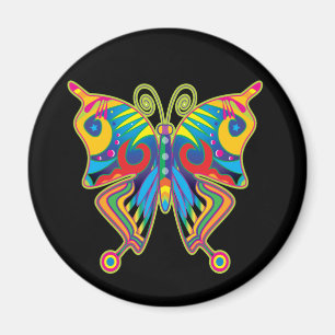 Farbschmetterling Magnet