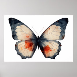Farbschmetterling Poster