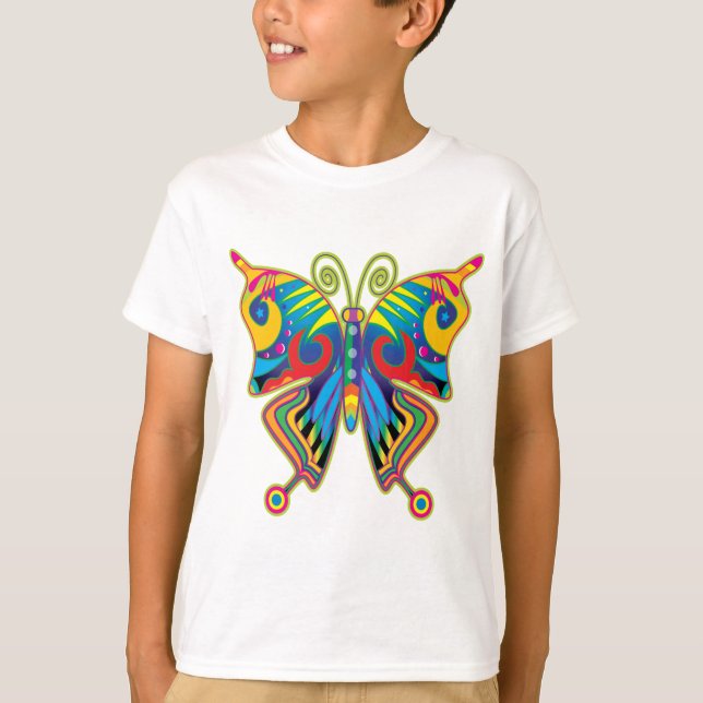 Farbschmetterling T-Shirt (Vorderseite)