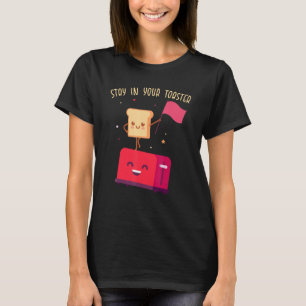 Farbschutz Bleibe im Winter des Toaster Colorguard T-Shirt