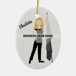 Farbschutz Blonde Haar Grau und Schwarz Keramik Ornament