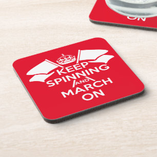 Farbschutz, Rot, Liebe-Farbschutz Untersetzer