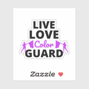 Farbschützentanz und Flag Vibrany Performance Aufkleber