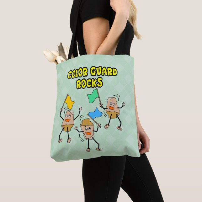 Farbschutzgesteine Tasche (Von Nahem)
