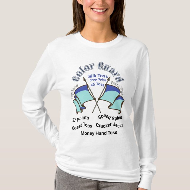 Farbschutztafeln mit verschiedenen Bewegungen T-Shirt (Vorderseite)