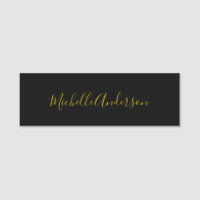 Farbschwarz Moderner Minimalistischer Handschrifte