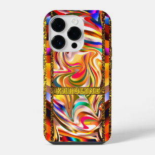 Farbschwirl iPhone 14 Pro Hülle