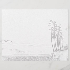 Farbseite - Jahrhunderte Pflanze über den Ozean