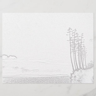 Farbseite - Jahrhunderte Pflanze über den Ozean