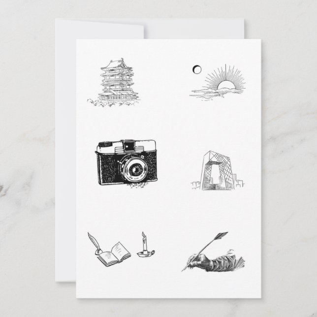 Farbseiten für Kinder kreatives Design Einladung (Vorderseite)