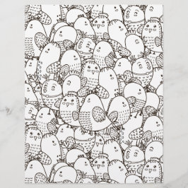 Farbseiten-Morning-Chirp-Scrapbook