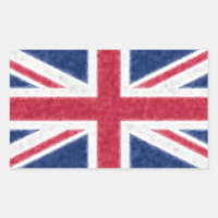 Farbskizze-Effekt UK Flag Union Jack