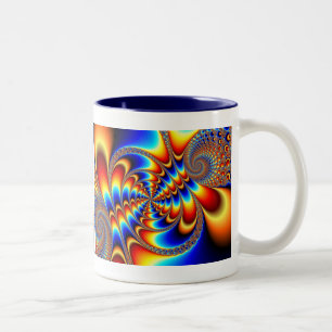 Farbspass - Fraktal Zweifarbige Tasse