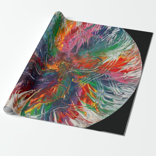 Farbspektrum Pinrad Geschenkpapier (Ungerollt)