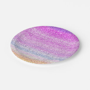 Farbspektrum-Schein-Effekt Pappteller