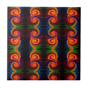 Farbspektrum wirbeln Tile Fliese
