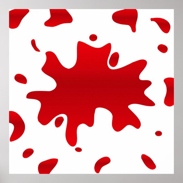 Farbspritze Poster (Vorne)