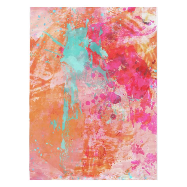 Farbspritzen Tischdecke (Vorderseite)